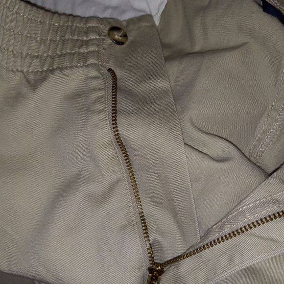 Harbor Bay Pants Mens Tag Size XL/28 (Measures Inseam 26") Khaki Elastic Waist - Picture 13 of 16